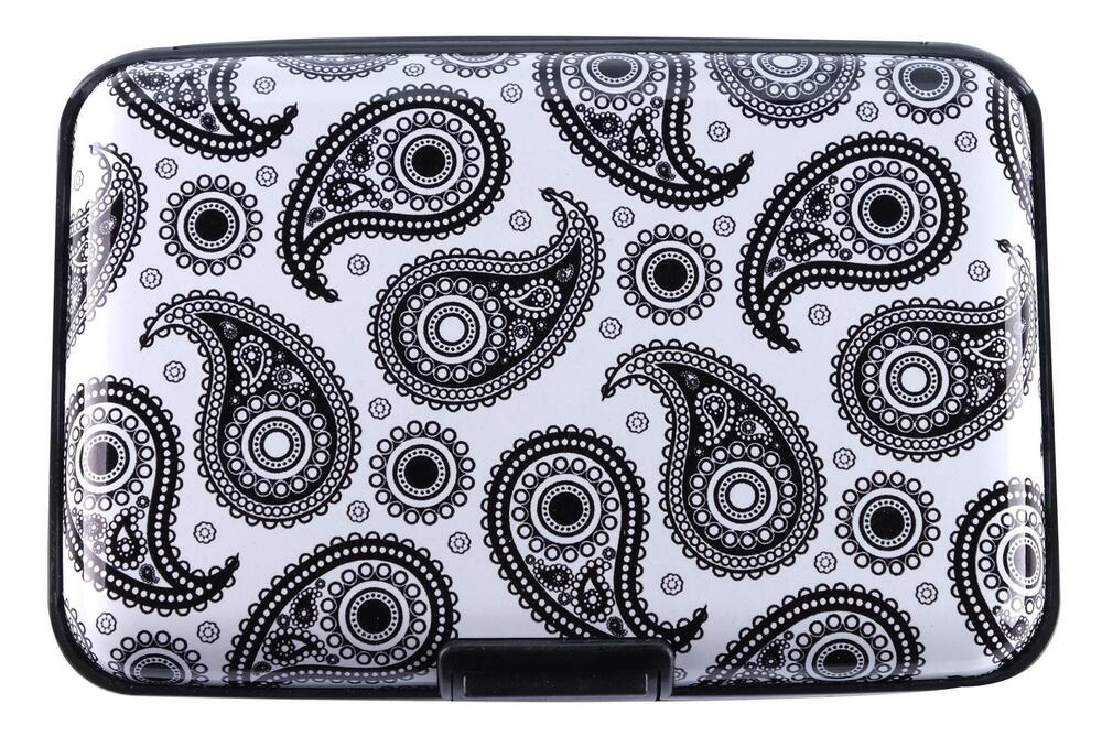 6619 PRODUCTS Credit Card Holder Small RFID Blocking Wallet Business Metal
